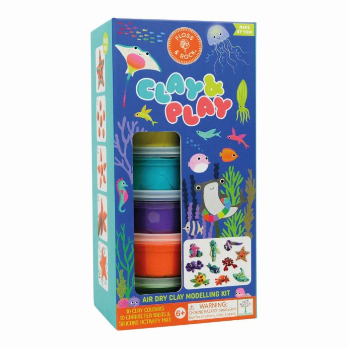 Air Dry Clay Ocean Modelling Kit Clay & Play - Bobangles