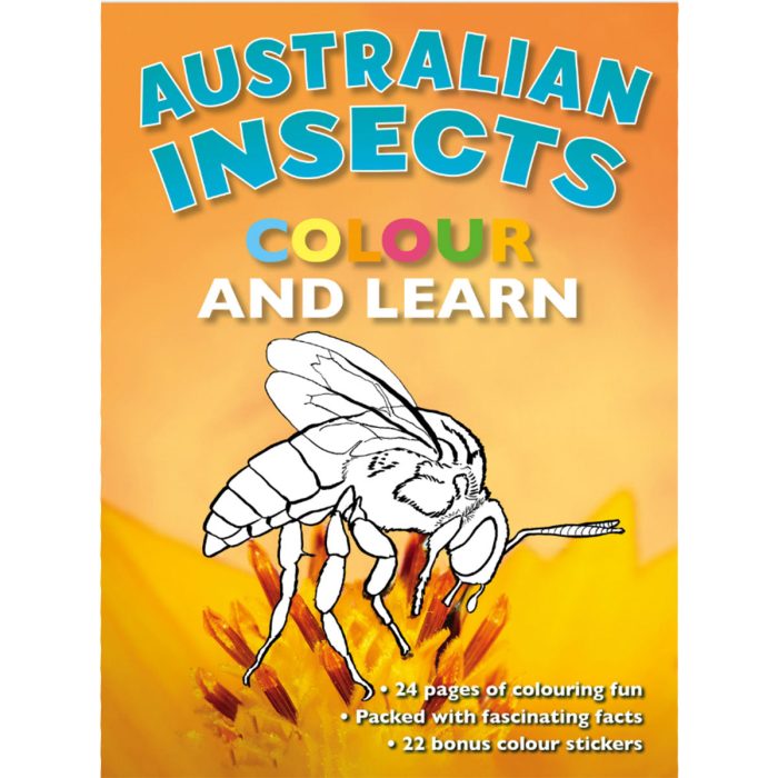 Australian Insects Colour and Learn