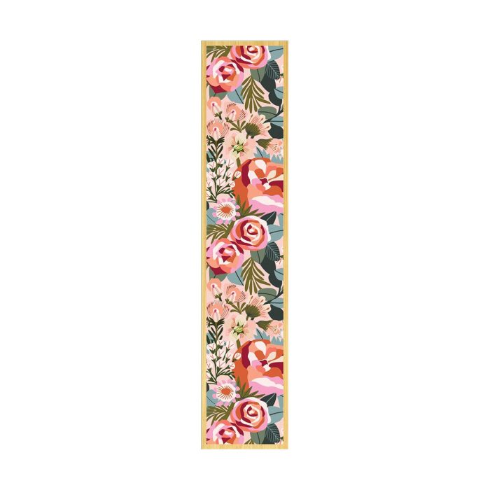 Bookmark Blush Peonies and Roses Wooden - Aero Images