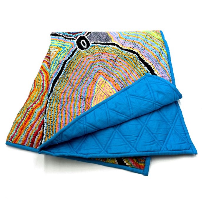 Baby Blanket Quilted Liddy Napanangka Walker - Better World Arts