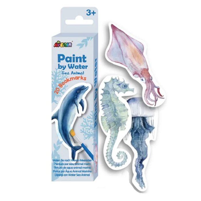 Bookmarks Paint by Water Sea Animal - Johnco Productions