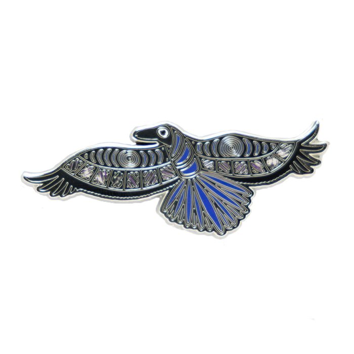 Brooch / Pin Waang the Crow - Ngarga Warendj