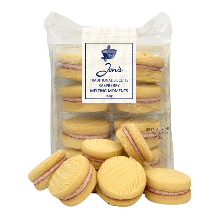 Biscuits Rasberry Melting Moments Jen's Traditional - Gourmat  Brands