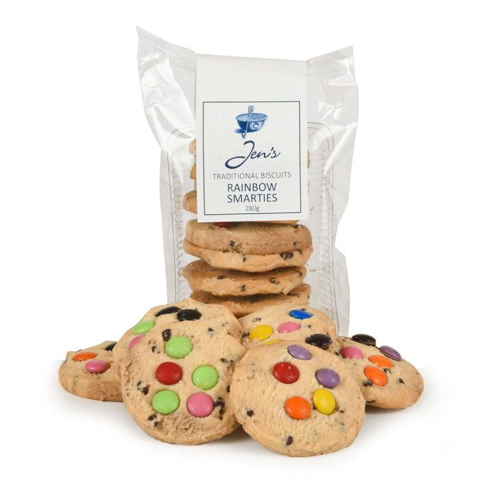 Biscuits Rainbow Smarties Jens Traditional 300g - Gourmet Brands