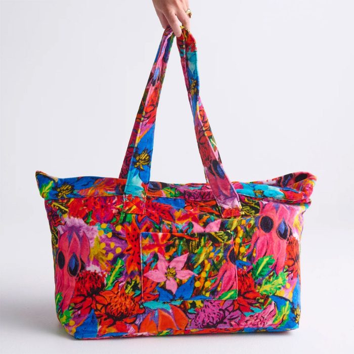 Bag Velvet Oversized Growing The Peace Jenny Kee - Kip & Co