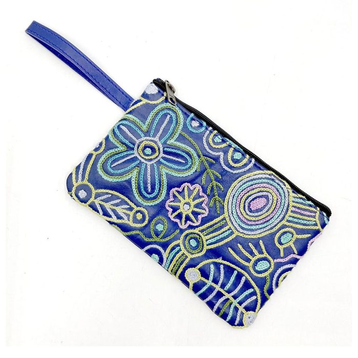 Cosmetic Bag Leather Tiny Cedric Varcoe BCVA748TCL - Better World Arts