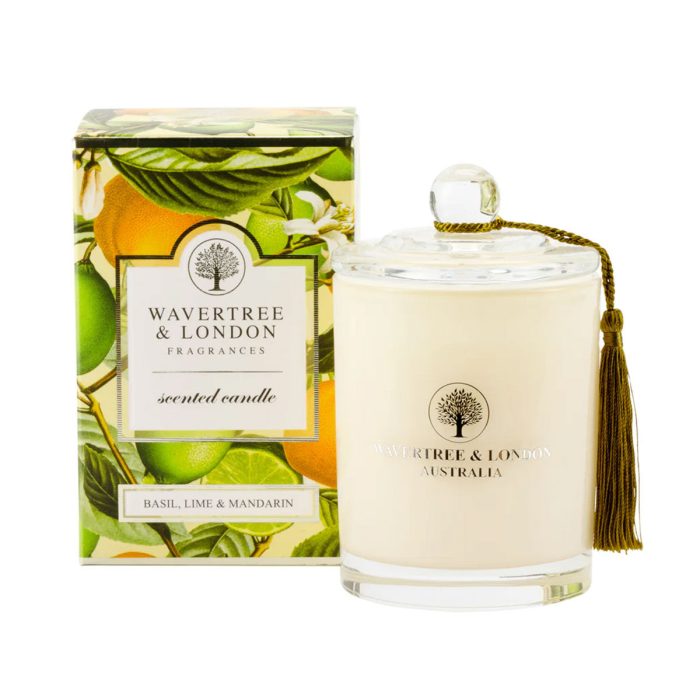 Candle Basil Lime Mandarin - Wavertree and London