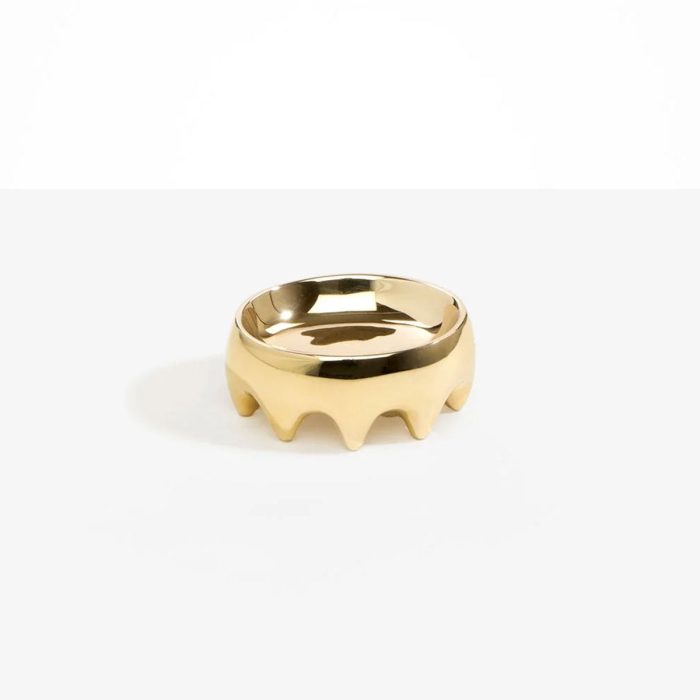 Crown Dish Metal Brass - Dinosaur Designs