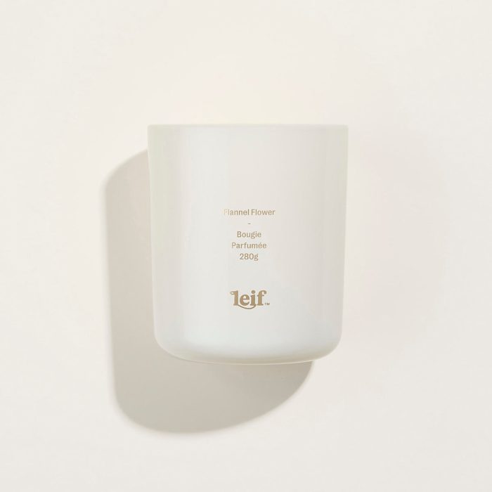 Candle Flannel Flower 280g - Leif