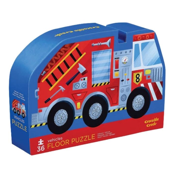Classic Floor Puzzle 36pc Vehicles - Tiger Tribe