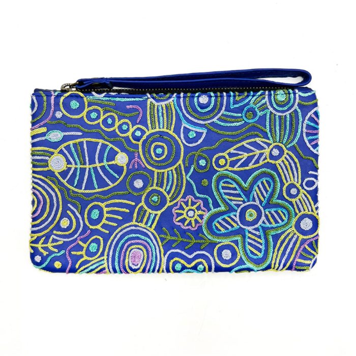 Clutch Leather with Wrist Strap Cedric Varcoe - Better World Arts