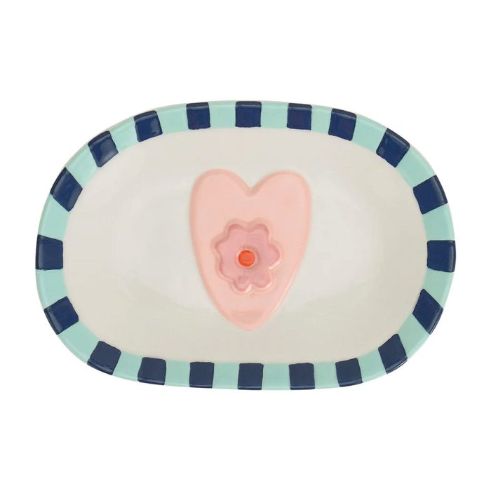 Ceramic Plate Heartfelt - Annabel Trends