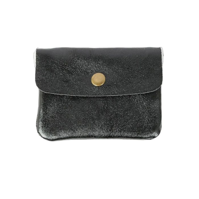 Coin Purse Metallic Midnight - Maison Fanli