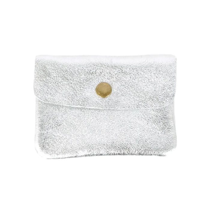 Coin Purse Metallic Silver - Maison Fanli