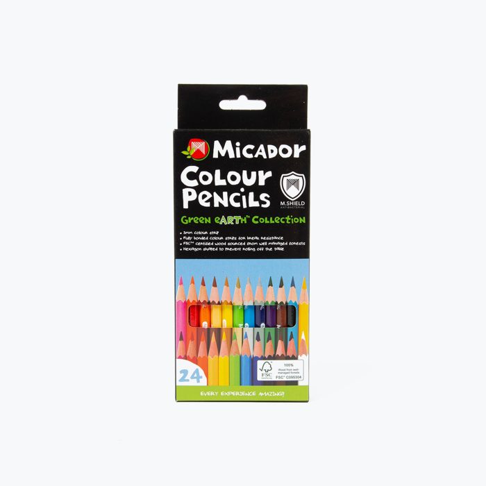 Colour Pencils Pack 24 FSC 100% M.Shield - Micador
