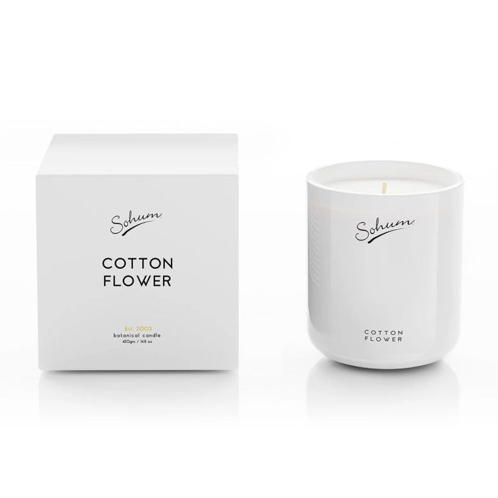 Candle Signature Cotton Flower - Sohum