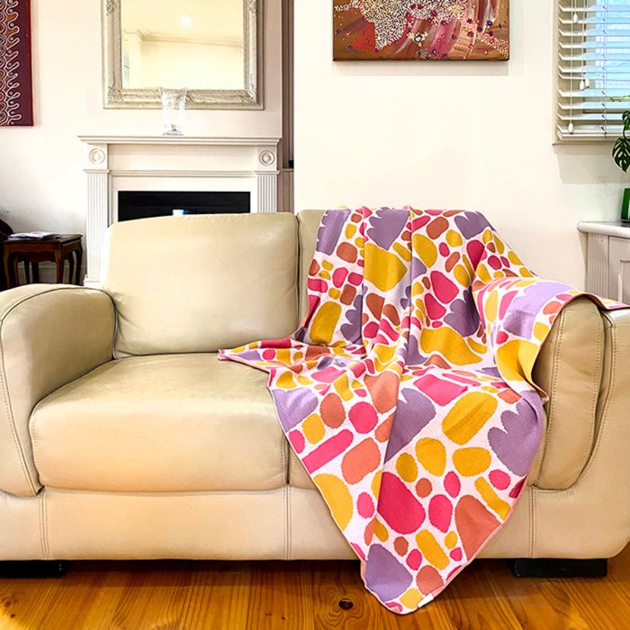 Cotton Throw Keturah Nangala Zimran KZI324 - Better World Arts