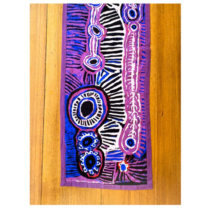 Cotton Table Runner Murdie Nampijinpa Morris MNM649 150 x 45cm - Better World Arts