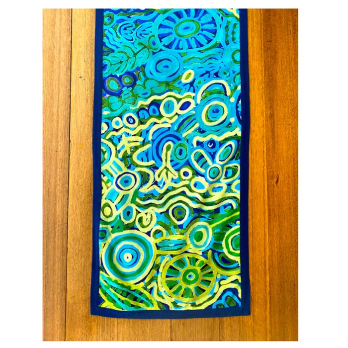 Cotton Table Runner Cedric Varcoe 150 x 45cm - Better World Arts
