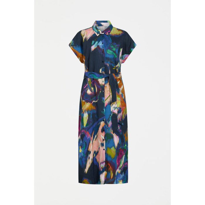 Dress Lato Vaara Print - Elk