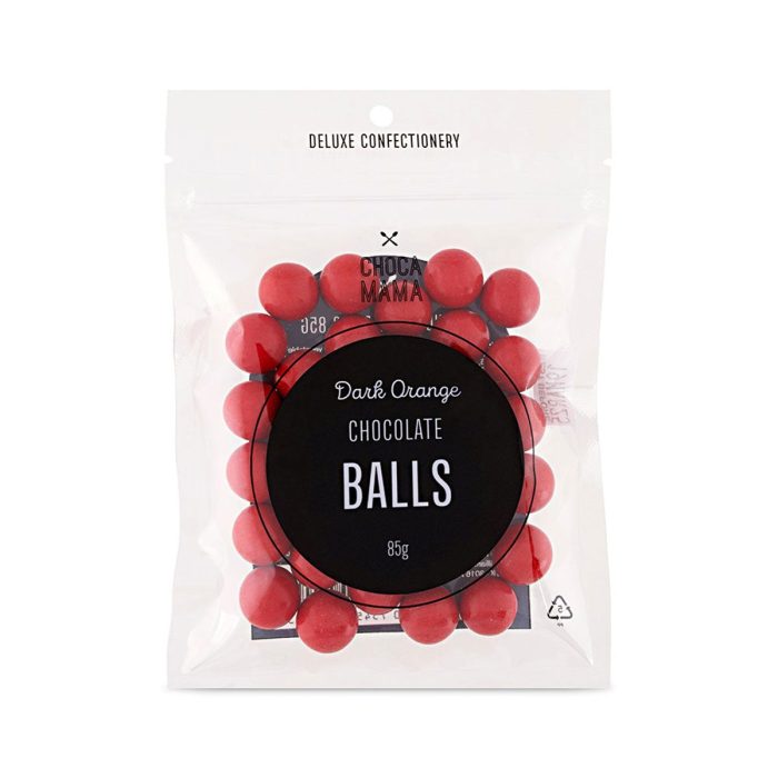 Dark Orange Chocolate Balls 85g - Chocamama