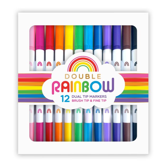 Double Rainbow Dual Tip Markers - Snifty