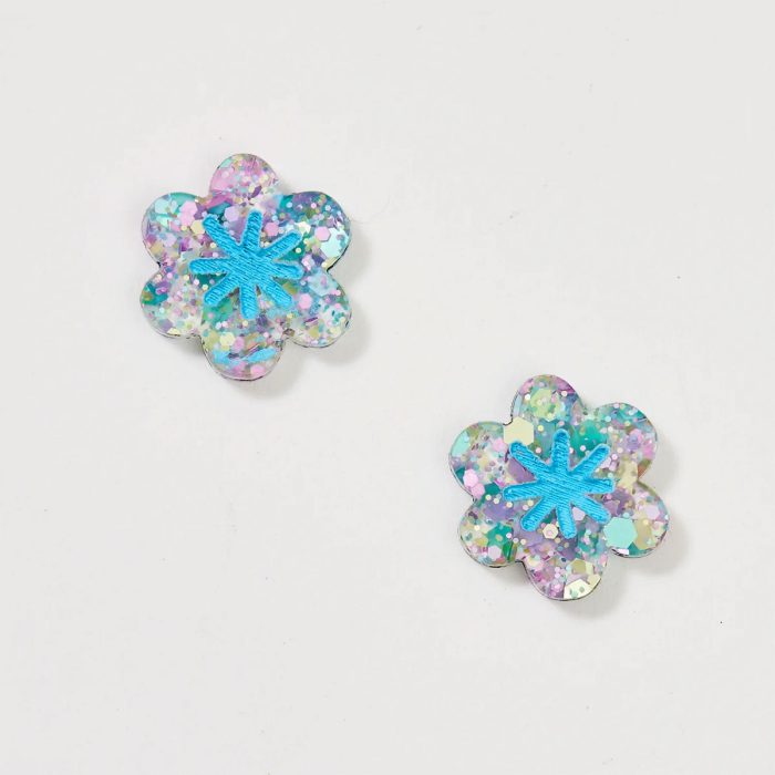 Earrings Aster Blue Mermaid - Martha Jean