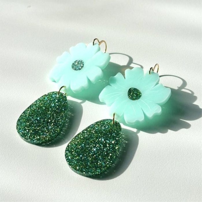 Earring Fiesta Aqua- Hagen and Co