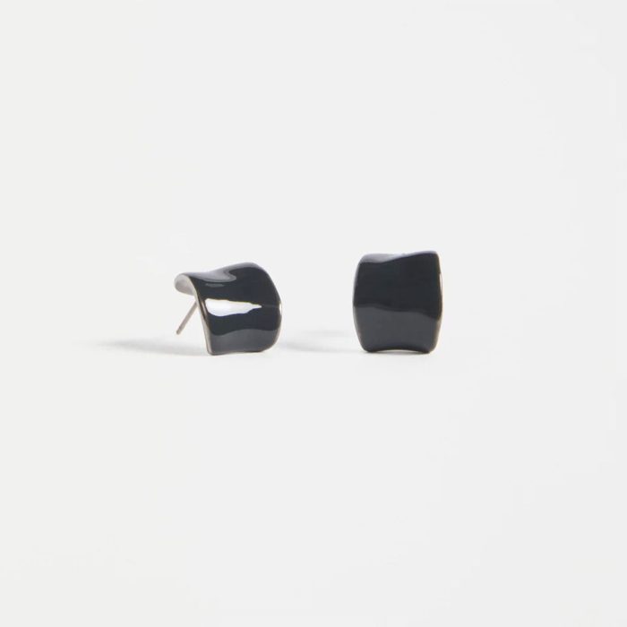 Earrings Illsta Bright Navy Mini Hoop - Elk