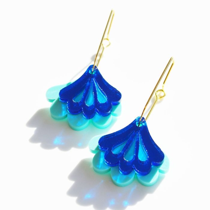 Earrings Mumbai Blues - hagen and co