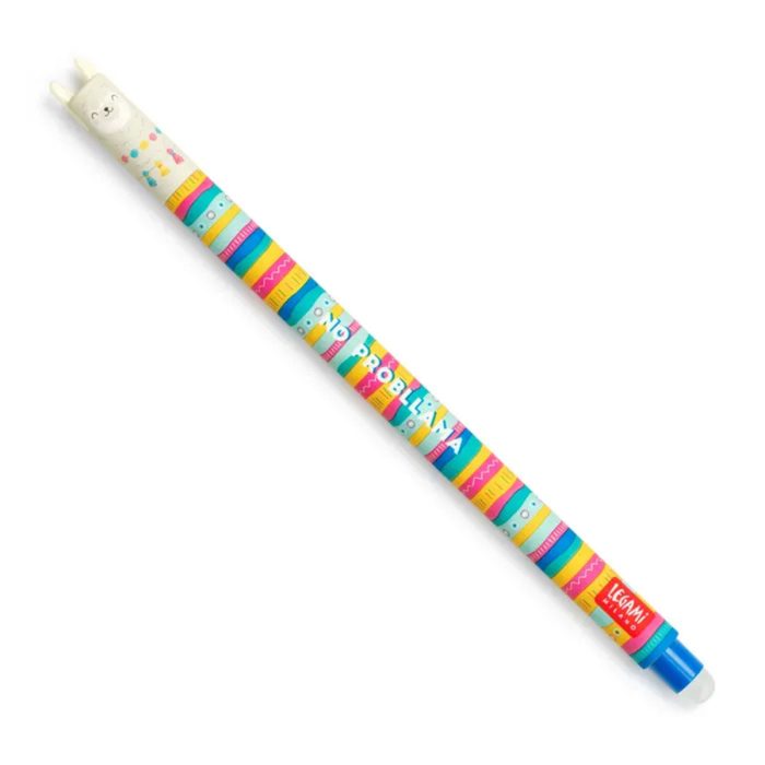 Erasable Pen Llama Blue - The Paperie
