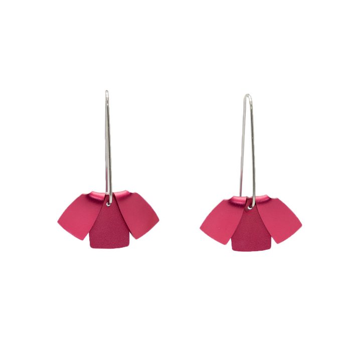 Earrings Red Flip/Flat - FINK