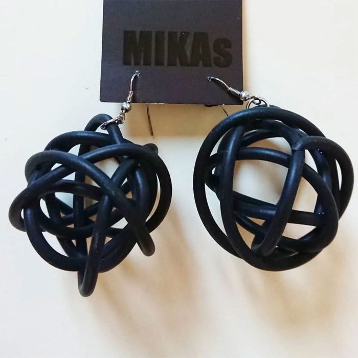 Earrings Space Black - MIKAs