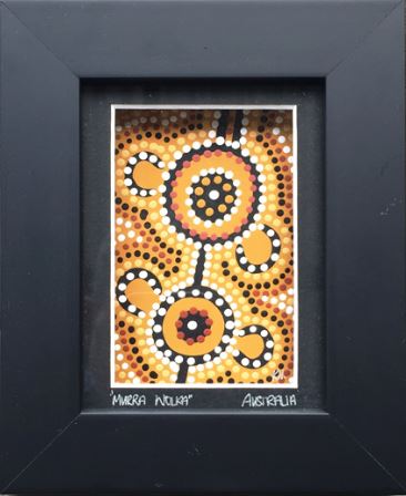 Framed Canvas Dot Art Small - Murra Wolka