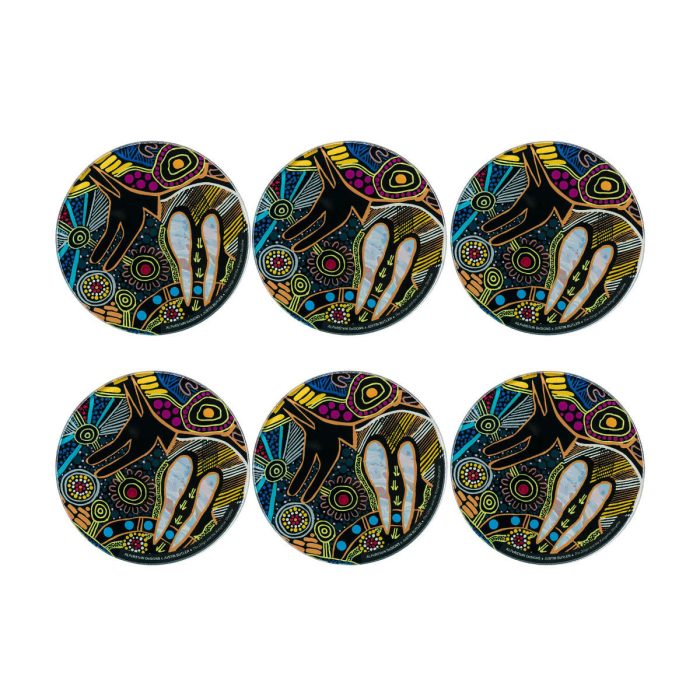 Glass Coaster Set  Justin Butler - Alperstein Designs