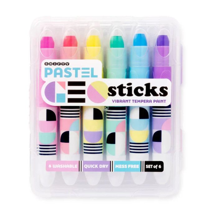 GEO Sticks Vibrant Tempera Paint Sticks Pastel - Snifty