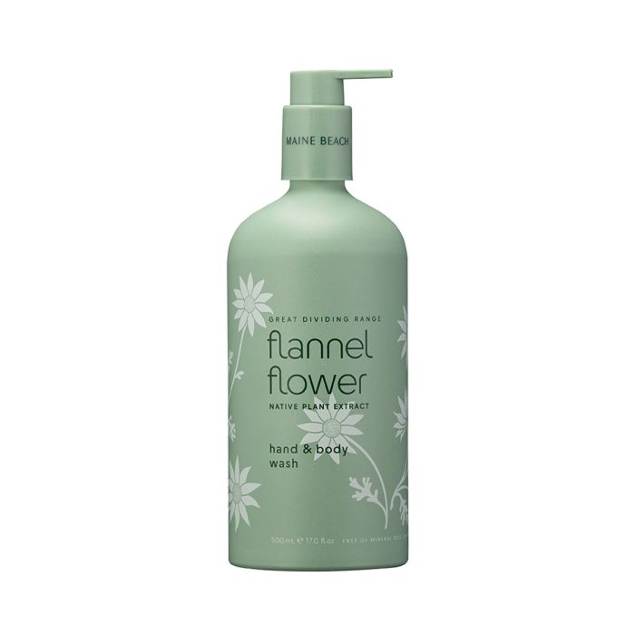 Hand and Body Wash Flannel Flower 500ml - Maine Beach