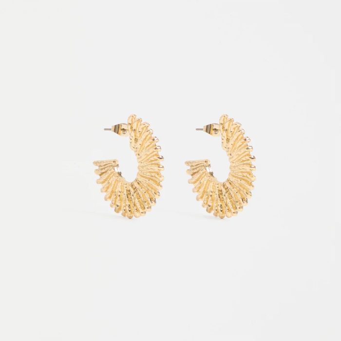 Hoop Earring Krusen Gold - Elk Accessories