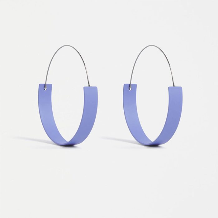 Hoop Earring Tona Large Cornflower - Elk Accessories