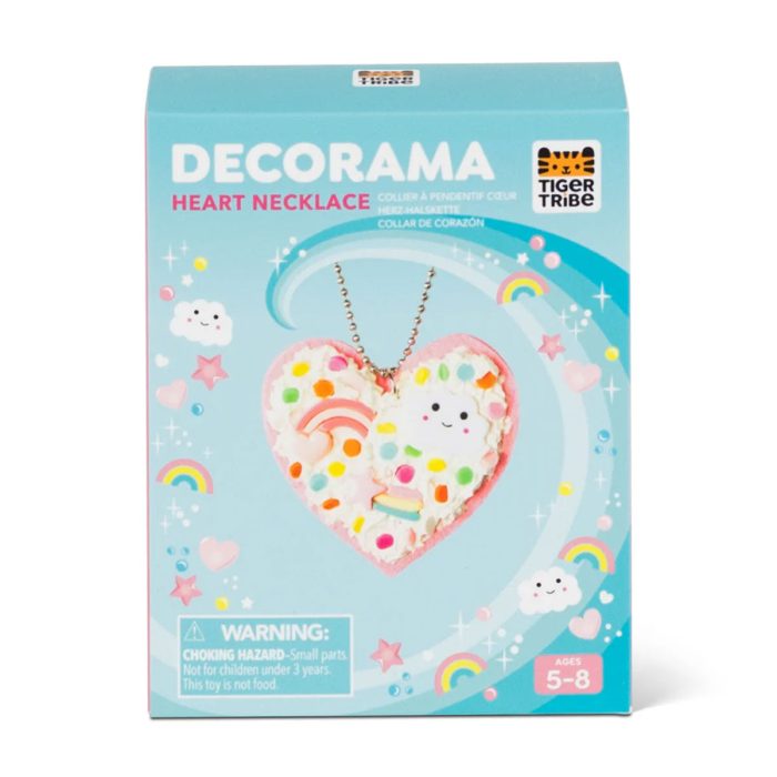 Heart Necklace Kit Decorama - Tiger Tribe