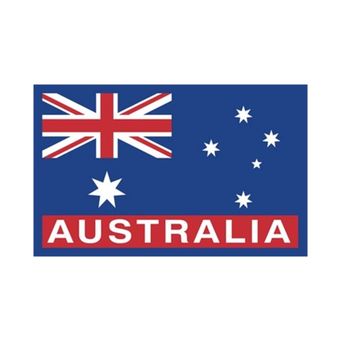 Iron On Woven Badge Australian Flag - Visit Brands