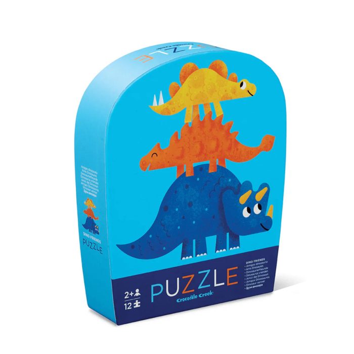 Jigsaw Puzzle Mini 12pc Dino Friends - Tiger Tribe