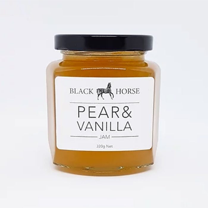 Jam Pear & Vanilla 320g - Black Horse Fine Foods