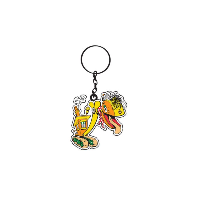Keyring Bill the Steamshovel Metal