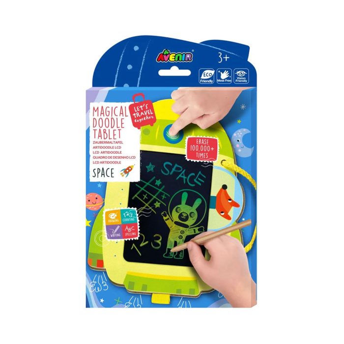 LCD Artidoodle Board Spaceship - Johnco Productions
