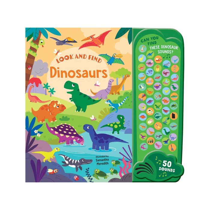 Look and Find Dinosaurs Sound Book - Lake Press