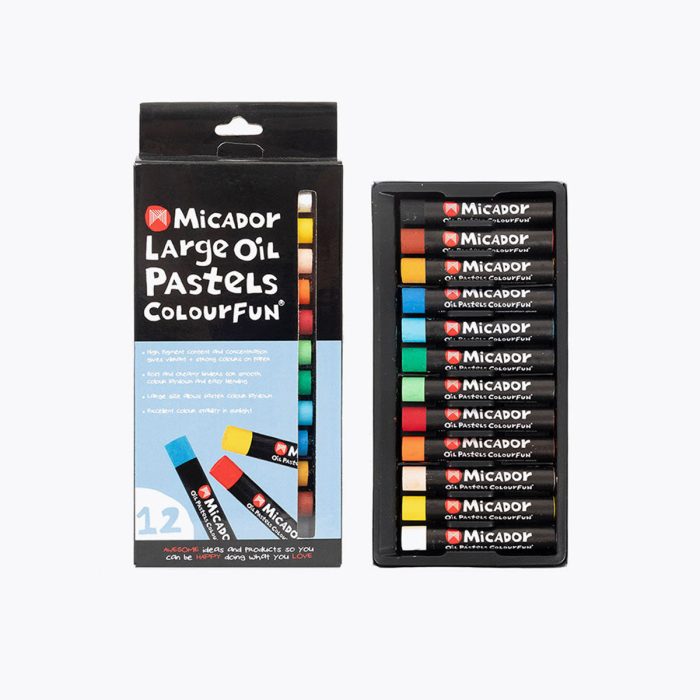 Large Oil Pastels Colourfun Pack 12 - Micador