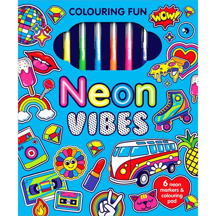 Markerific Activity Folder Neon Vibes