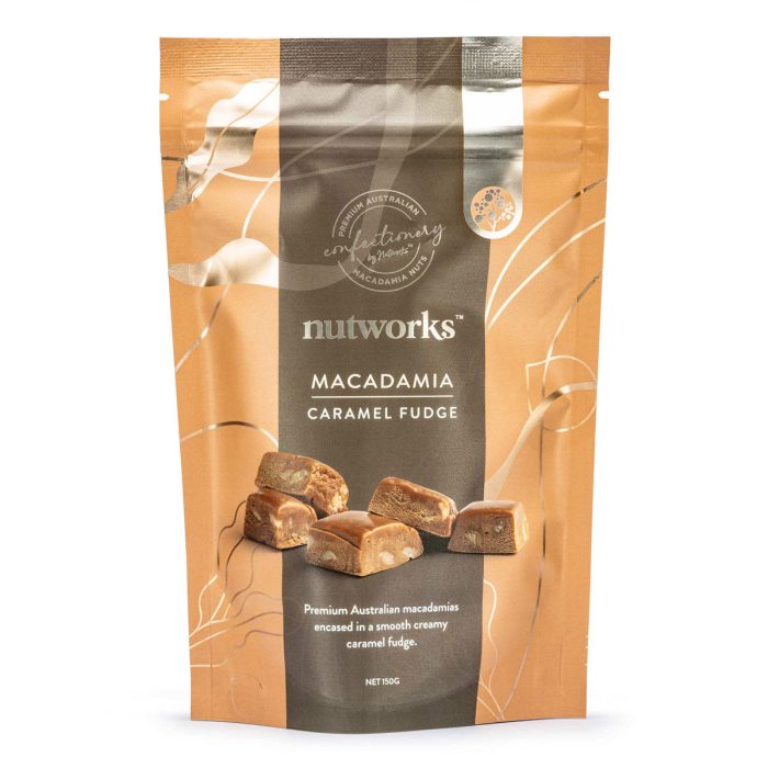 Macadamia Caramel Fudge Nutworks 150g - Gourmet Brands