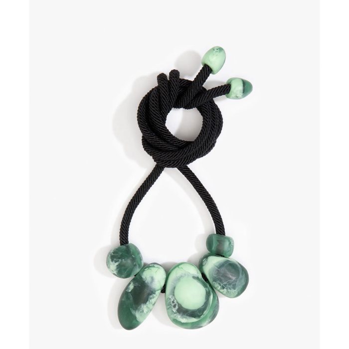 Necklace Boulder Rock Moss - Dinosaur Designs